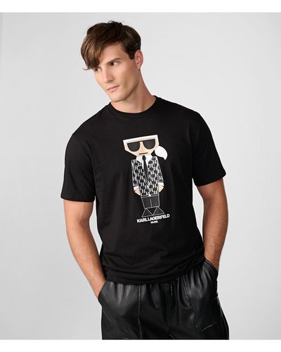 Karl Lagerfeld | Tridimentional Logo T-shirt | Black | Size Xs for Men |  Lyst