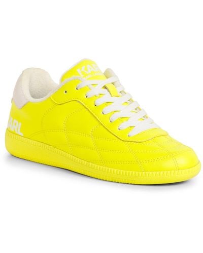 Karl Lagerfeld | Women's Lily Karl Sneakers | Chartreuse Green - Yellow