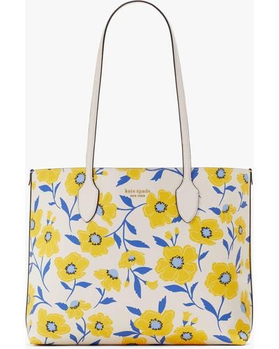 Kate Spade Bleecker Sunshine Floral Tote Bag - Natur
