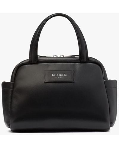 Kate Spade Puffed Satchel - Black