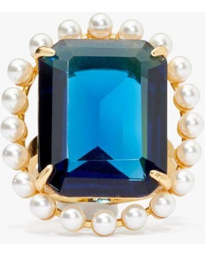 Kate Spade Victoria Cocktail Ring - Blue