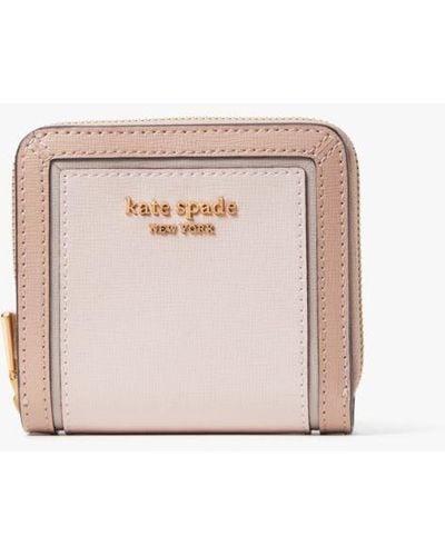 Kate Spade Morgan Colorblocked Small Compact Wallet - Pink