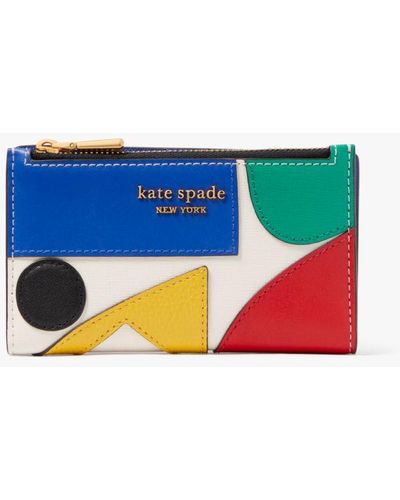 Kate Spade Expo Small Slim Bifold Wallet - Blue
