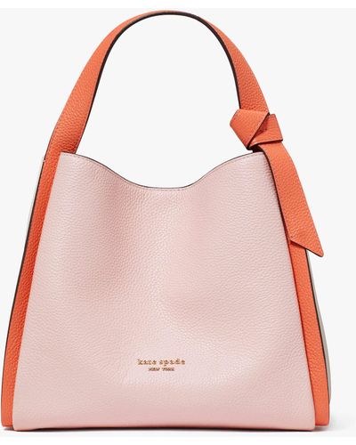 Kate Spade Knott Colorblock Tote Bag zum Umhängen - Pink