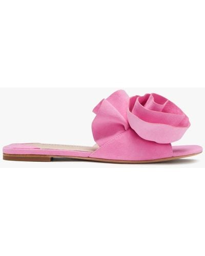 Kate Spade Flourish Slide Sandals - Pink