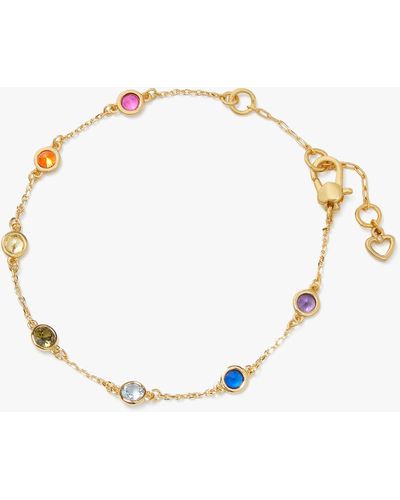 Kate Spade Rainbow Dot Linear Bracelet - Multicolour