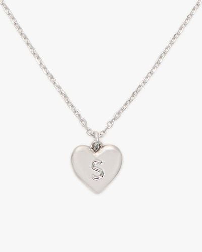 Kate Spade Initial Here S Pendant - White