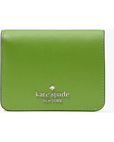 Kate Spade Madison Klapp-Portemonnaie - Grün