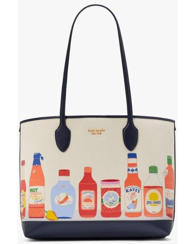 Kate Spade Bleecker Spice It Up Large Tote - White
