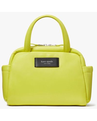 Kate Spade Puffed Satchel - Yellow