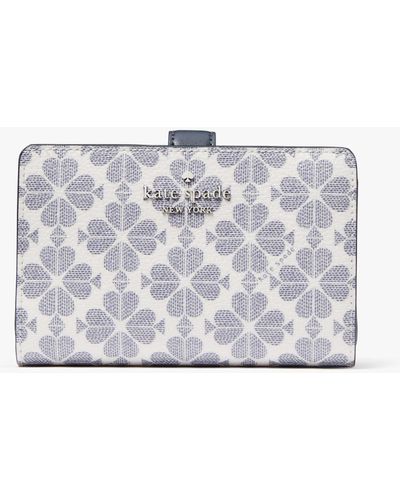 Kate Spade Spade Flower Klapp-Portemonnaie aus PVC - Weiß