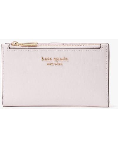 Kate Spade Morgan Small Slim Bifold Wallet - Natural