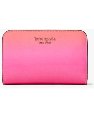 Kate Spade Morgan Ombre Compact Wallet - Pink
