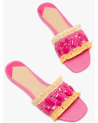 Kate Spade Bora Bora Slide Sandals - Pink