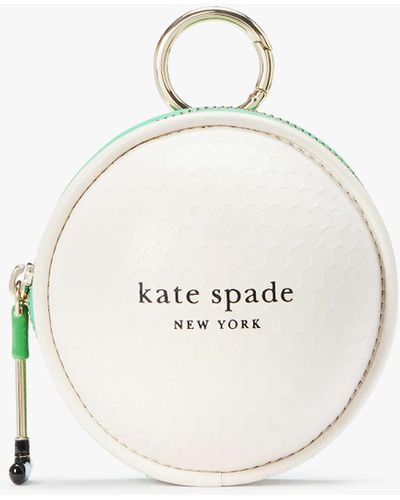 Kate Spade Tee Time Münztasche - Weiß
