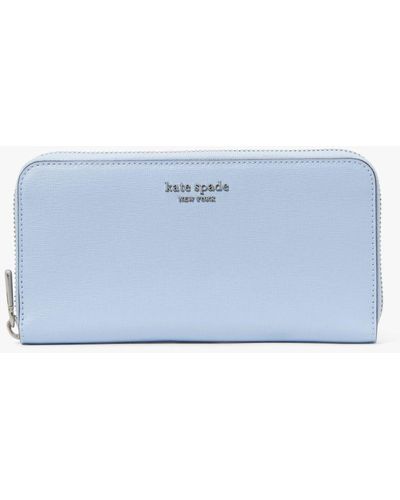 Kate Spade Morgan Zip-around Continental Wallet - Blue