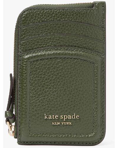 Kate Spade Knott Kartenetui mit Reißverschluss - Grün