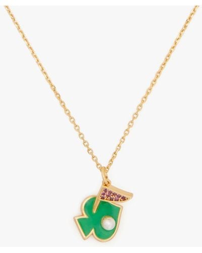 Kate Spade Hole In One Charm Pendant - White