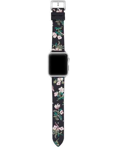 Kate Spade Black Floral Silicone 3840 Mm Apple Watch® Strap