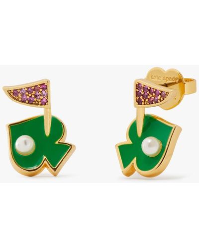 Kate Spade Hole In One Studs - Green