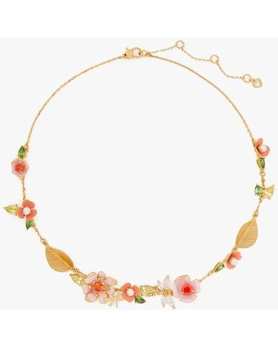Kate Spade Bloom In Colour Scatter Necklace - Natural