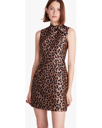 Kate Spade Leopard Knott Kleid Aus Jacquard - Mehrfarbig