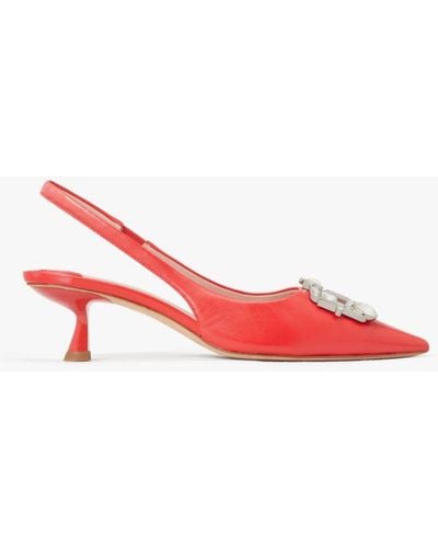 Kate Spade Renata Slingback Court Shoes - Red