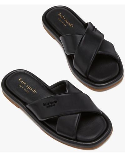 Kate Spade Rio Slide Sandals - Black