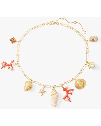 Kate Spade Reef Treasure Charm Necklace - White