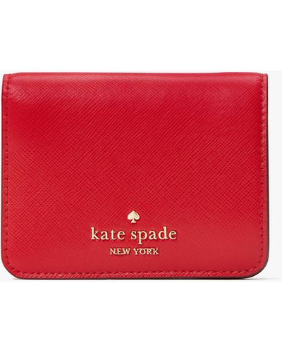 Kate Spade Madison Klapp-Portemonnaie - Rot