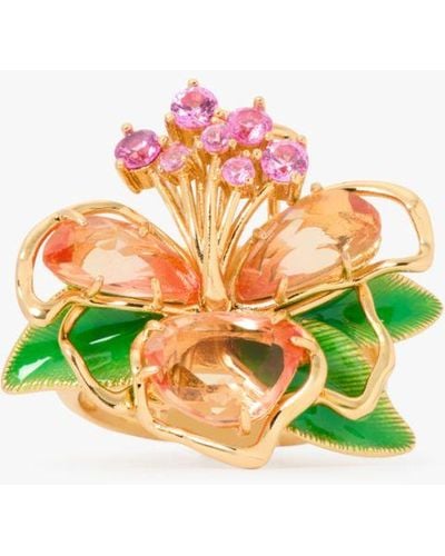 Kate Spade Paradise Flower Cocktail Ring - Multicolour