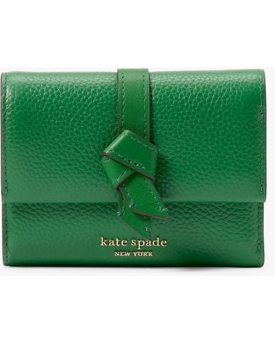 Kate Spade Knott Portemonnaie - Grün