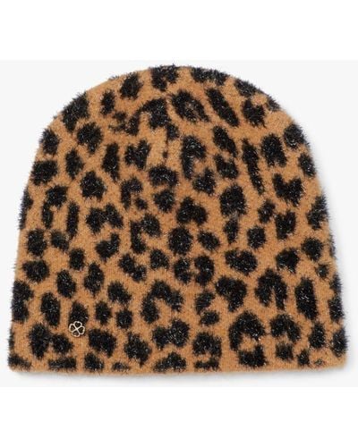 Kate Spade Modern Leopard Knit Beanie - Multicolour