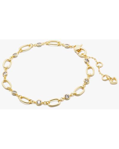 Kate Spade One In A Million Chain & Crystal Line Bracelet - Natural