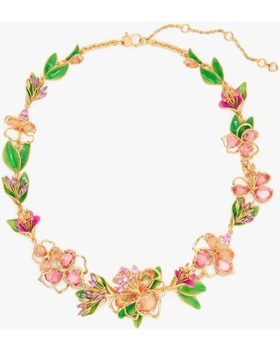 Kate Spade Paradise Floral Statement-Halskette - Mehrfarbig