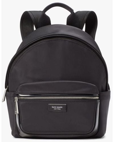 Kate Spade Sam Icon Ksnyl Small Nylon Backpack - Black