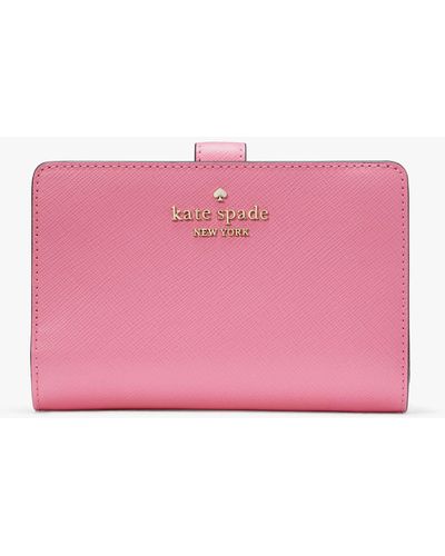 Kate Spade Madison Klapp-Portemonnaie - Pink