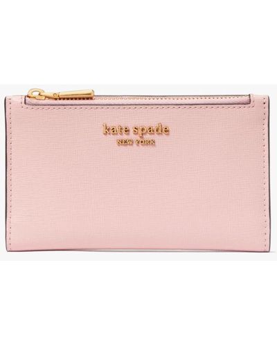 Kate Spade Morgan Small Slim Bifold Wallet - Pink