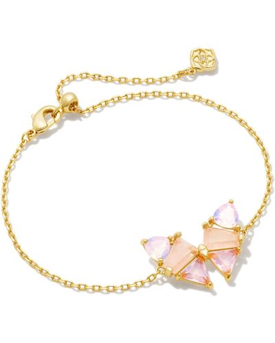 Kendra Scott Blair Gold Butterfly Delicate Chain Bracelet - Metallic