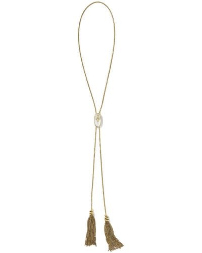 Kendra Scott Wrangler® X Yellow Rose By Vintage Gold Bolo Necklace - Metallic