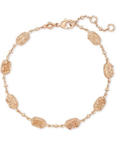 Kendra Scott Emilie Rose Gold Chain Bracelet - White