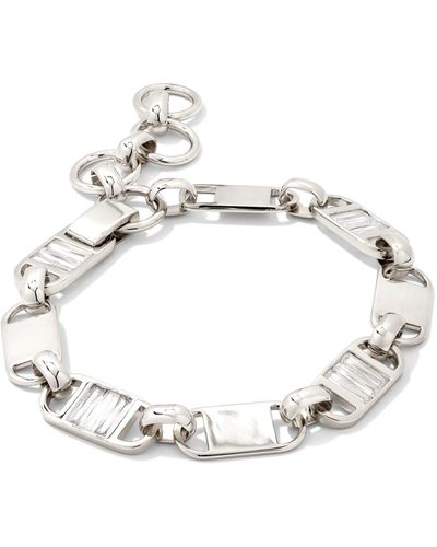 Kendra Scott Jessie Silver Chain Bracelet - Metallic