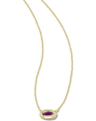 Kendra Scott Grayson Gold Pendant Necklace - Metallic
