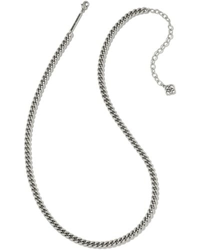 Kendra Scott Ace Chain Necklace - White