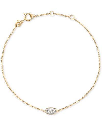 Kendra Scott Millicent 14k Yellow Gold Delicate Chain Bracelet - Natural