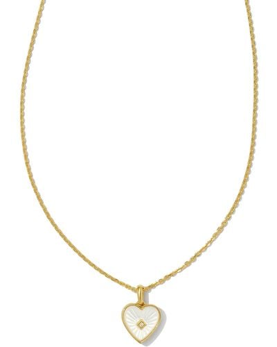 Kendra Scott Adalynn 18k Gold Vermeil Heart Pendant Necklace - Metallic