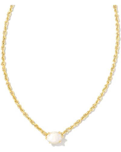Kendra Scott Cailin Gold Pendant Necklace - Metallic