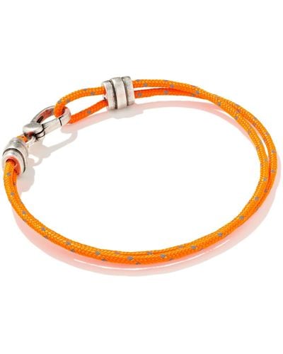 Kendra Scott Kenneth Oxidized Sterling Silver Corded Bracelet - Orange