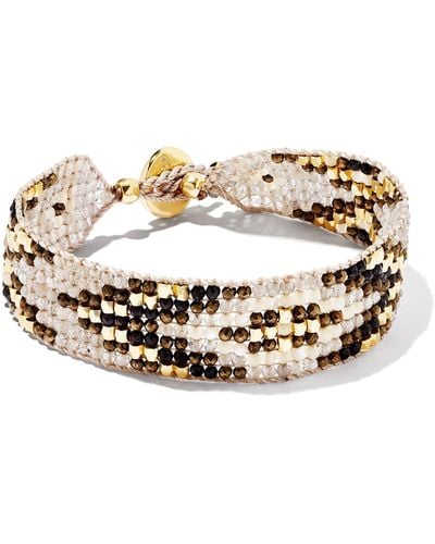 Kendra Scott Britt Gold Beaded Bracelet - White