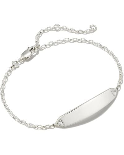 Kendra Scott Tinsley Sterling Silver Chain Bracelet - White